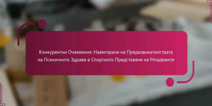 Конкурентни Очаквания: Навигиране на Предизвикателствата на Психичното Здраве в Спортното Представяне на Младежите