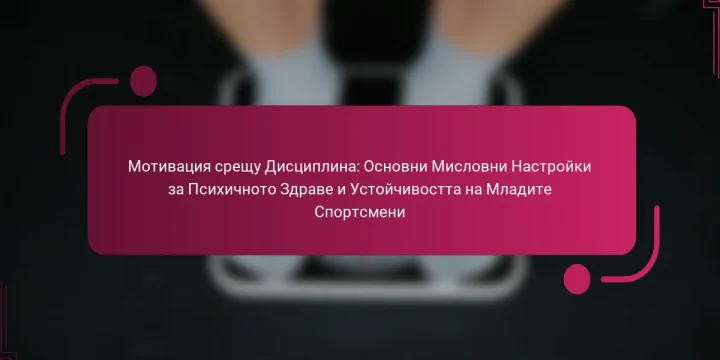 Мотивация срещу Дисциплина: Основни Мисловни Настройки за Психичното Здраве и Устойчивостта на Младите Спортсмени