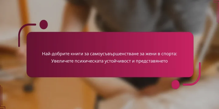 Най-добрите книги за самоусъвършенстване за жени в спорта: Увеличете психическата устойчивост и представянето